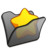 Folder black favourite Icon